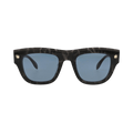 Alexander McQueen Square-Frame Recycled Acetate Sunglasses — Multi-Color