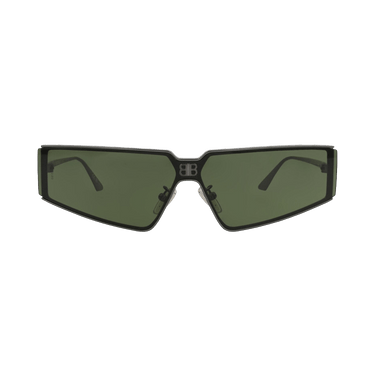 Balenciaga Square-Frame Metal Sunglasses — Multi-Color