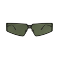 Balenciaga Square-Frame Metal Sunglasses — Multi-Color