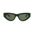 Bottega Veneta Cat Eye-Frame Recycled Acetate Sunglasses — Green