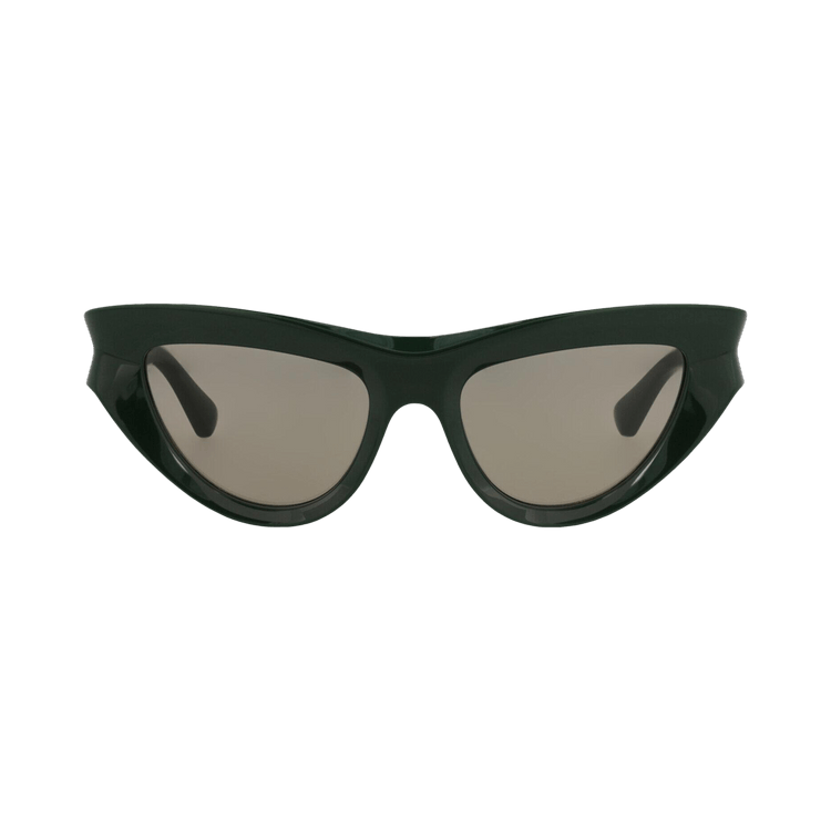 Bottega Veneta Cat Eye-Frame Recycled Acetate Sunglasses — Green