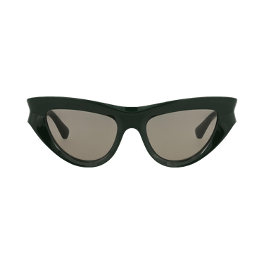 Bottega Veneta Cat Eye-Frame Recycled Acetate Sunglasses — Green