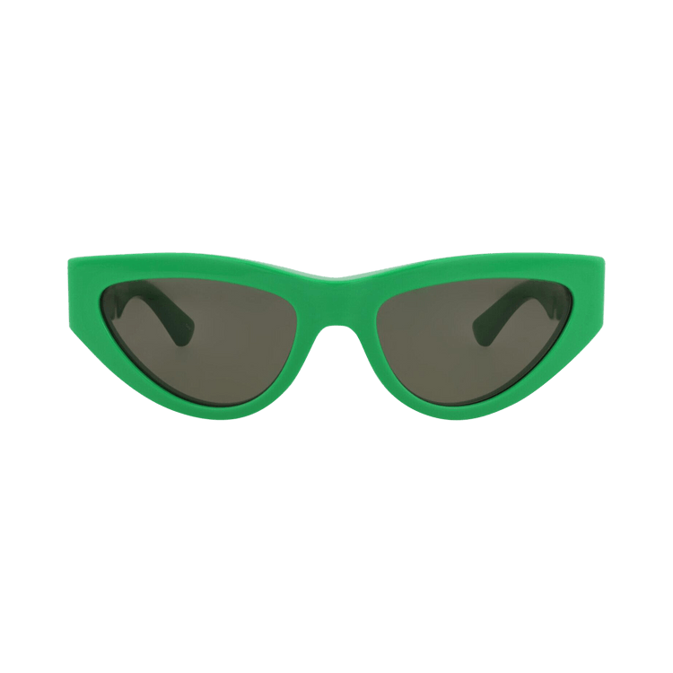 Bottega Veneta Cat Eye-Frame Acetate Sunglasses — Green