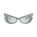 Gucci Cat Eye-Frame Acetate Sunglasses — Multi-Color