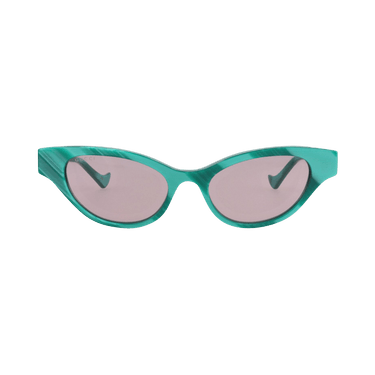 Gucci Cat Eye-Frame Recycled Acetate Sunglasses — Green