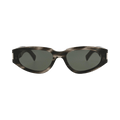 Saint Laurent Round-Frame Recycled Acetate Sunglasses — Multi-Color