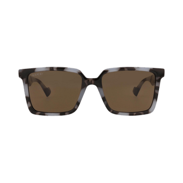 Gucci Square-Frame Injection Sunglasses — Multi-Color