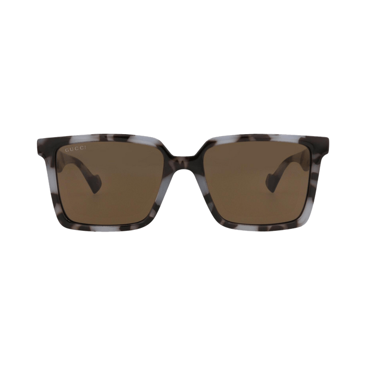 Gucci Square-Frame Injection Sunglasses — Multi-Color