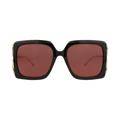 Gucci Square-Frame Injection Sunglasses — Multi-Color