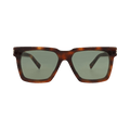 Saint Laurent Square-Frame Recycled Acetate Sunglasses — Multi-Color