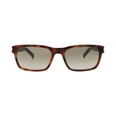 Saint Laurent Square-Frame Recycled Acetate Sunglasses — Multi-Color
