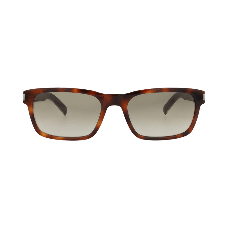 Saint Laurent Square-Frame Recycled Acetate Sunglasses — Multi-Color