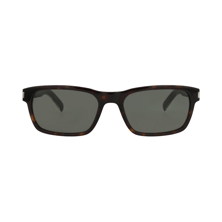 Saint Laurent Square-Frame Recycled Acetate Sunglasses — Multi-Color