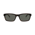 Saint Laurent Square-Frame Recycled Acetate Sunglasses — Multi-Color