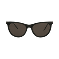 Saint Laurent Cat Eye-Frame Acetate Sunglasses — Multi-Color