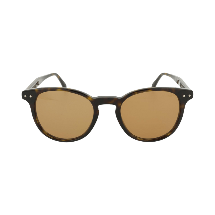 Bottega Veneta Round-Frame Acetate Sunglasses — Multi-Color