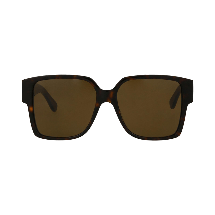 Saint Laurent Square-Frame Acetate Sunglasses — Multi-Color