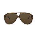 Gucci Aviator-Frame Recycled Acetate Sunglasses — Brown