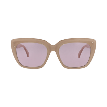 Alaïa Square-Frame Acetate Sunglasses — Purple