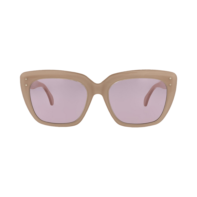 Alaïa Square-Frame Acetate Sunglasses — Purple