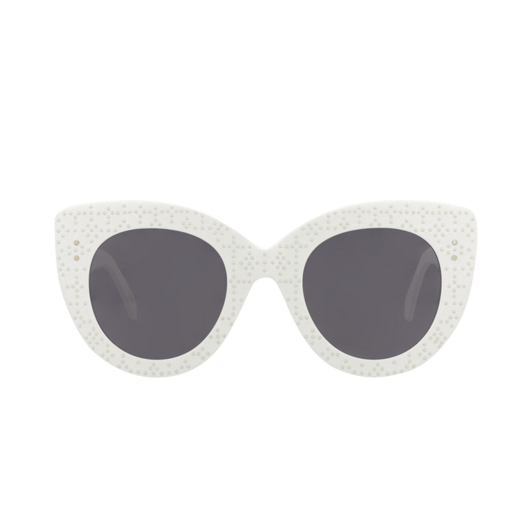 Alaïa Cat Eye-Frame Acetate Sunglasses — Grey