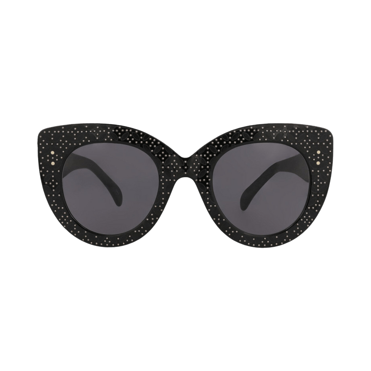 Alaïa Cat Eye-Frame Acetate Sunglasses — Grey