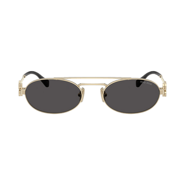 Miu Miu Logo Sunglasses — Grey