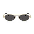 Miu Miu Logo Sunglasses — Grey