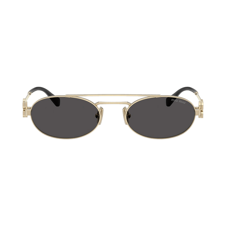 Miu Miu Logo Sunglasses — Grey