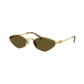 Miu Miu Logo Sunglasses — Green