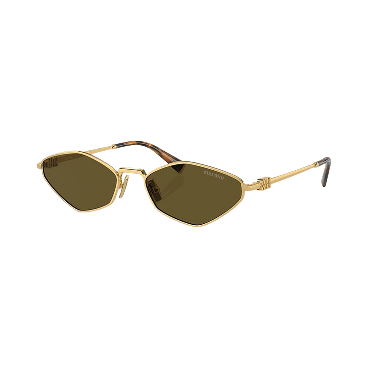 Miu Miu Logo Sunglasses — Green