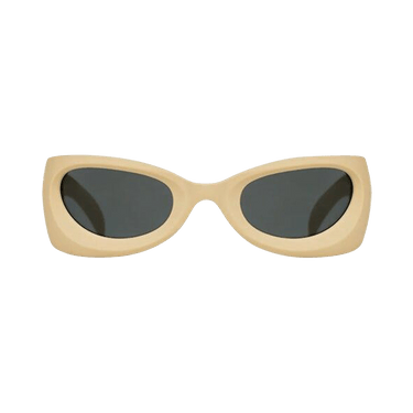 SKYLRK Upside Down Bio-Nylon Sunglasses — Cream