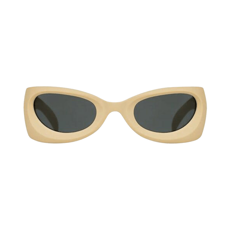 SKYLRK Upside Down Bio-Nylon Sunglasses — Cream