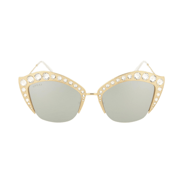 Gucci Cat Eye Frame Sunglasses — Multi-Color