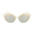 Gucci Cat Eye Frame Sunglasses — Multi-Color