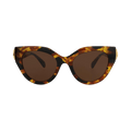 Gucci Cat Eye Frame Recycled Acetate Sunglasses — Brown