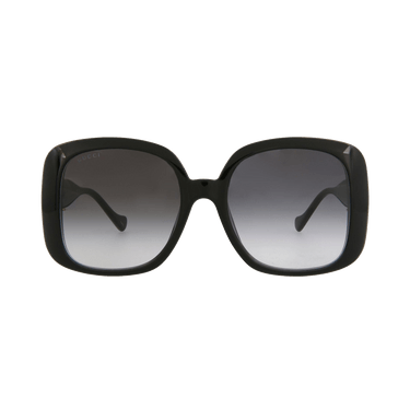Gucci Square Frame Injection Sunglasses — Black