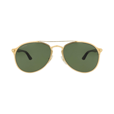 Cartier Aviator Frame Metal Sunglasses — Gold