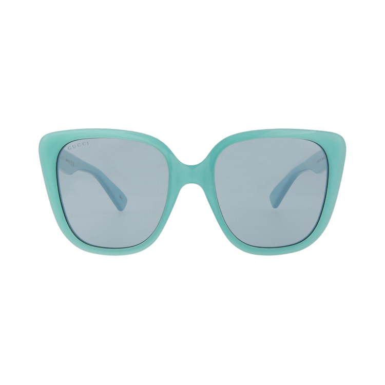 Gucci Cat Eye Frame Acetate Sunglasses — Blue