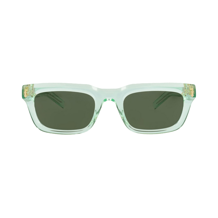 Gucci Square Frame Recycled Acetate Sunglasses — Green