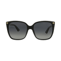 Gucci Square Frame Acetate Sunglasses — Black