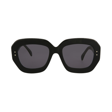 Alaïa Square Frame Acetate Sunglasses — Black