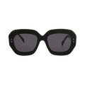 Alaïa Square Frame Acetate Sunglasses — Black