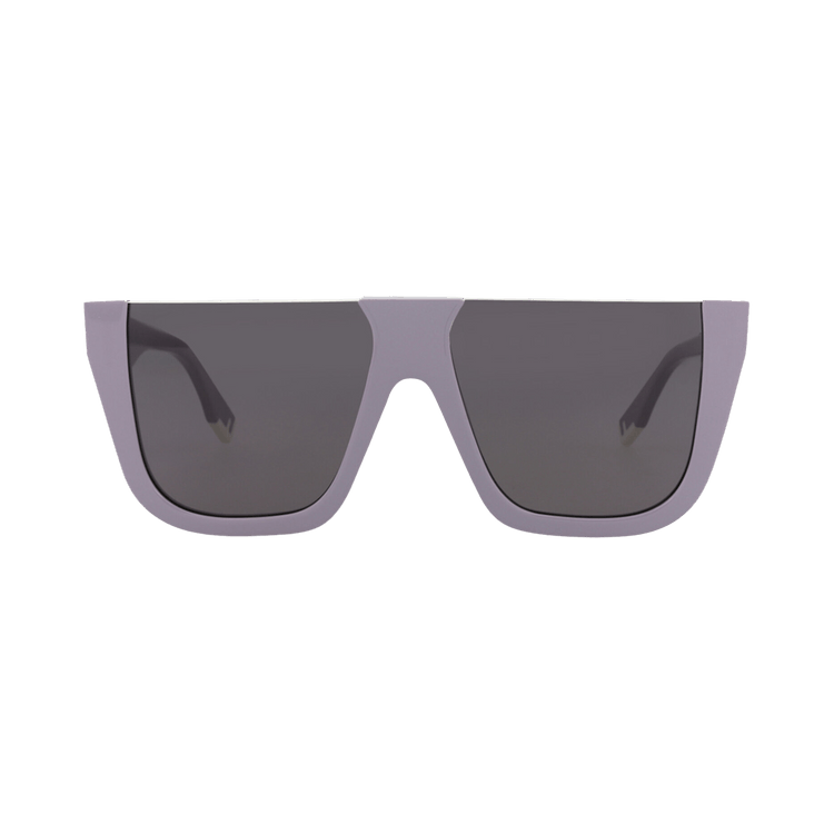 Fendi Shield Frame Acetate Sunglasses — Purple