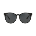 Gucci Round Frame Acetate Sunglasses — Black