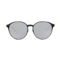 Saint Laurent Round Frame Acetate Sunglasses — Grey