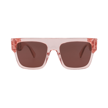 Stella McCartney Square Frame Acetate Sunglasses — Pink