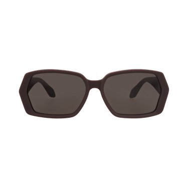 Alaïa Square-Frame Recycled Acetate Sunglasses — Red