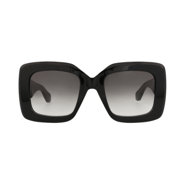 Alaïa Square-Frame Recycled Acetate Sunglasses — Black
