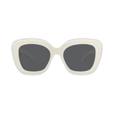 Alaïa Square-Frame Recycled Acetate Sunglasses — White